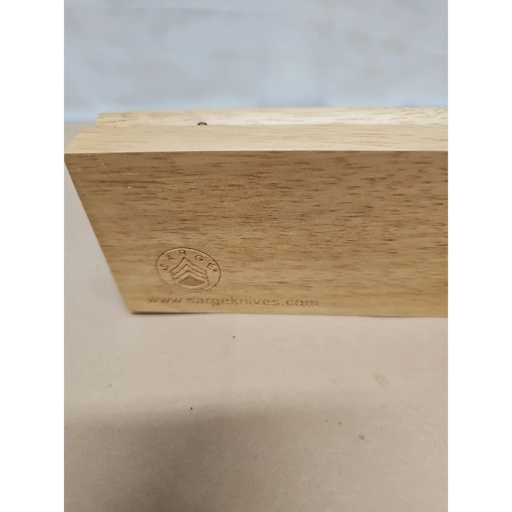 Sarge International Shucker Oyster Knife Natural Bone‎ Handle In Wood Box GOOGLE
